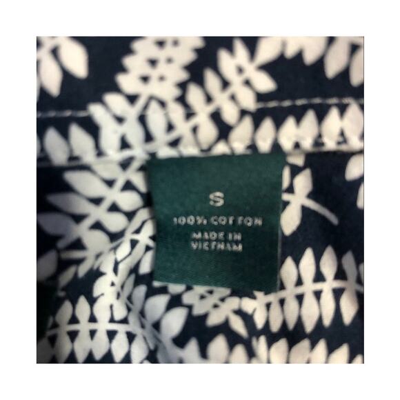 Perry Ellis Button-up Shirt Bold Fern Design Size Small - Picture 5 of 13